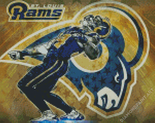 St Louis Rams Art Diamond Painting