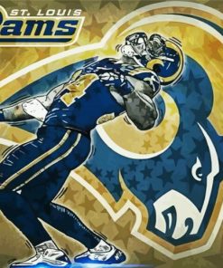 St Louis Rams Art Diamond Painting