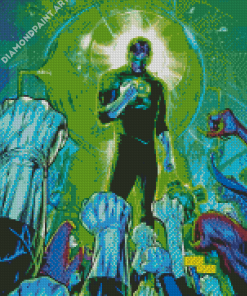 Superhero Green Lantern Diamond Painting