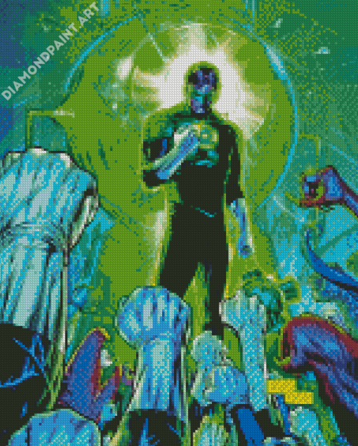 Superhero Green Lantern Diamond Painting