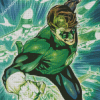 Superpower Green Lantern Diamond Painting