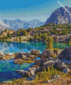 Tajikistan Fann Mountains diamond painting