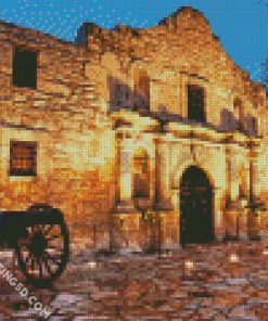 The Alamo San Antonio Rexas diamond painting