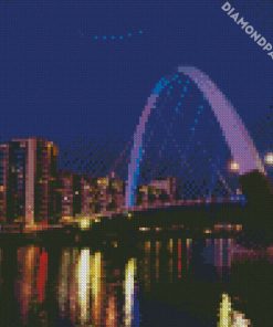 The Clyde Arc Glasgow diamond painting