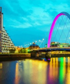 The Clyde Arc Glasgow United Kingdom diamond painting