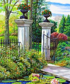 The Garden Gate Diamond Painting