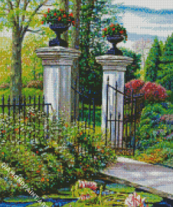 The Garden Gate Diamond Painting