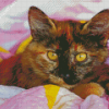 The Tortoiseshell Cat Diamond Painting