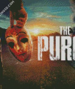 Three Purge Movie Poster diamond painting