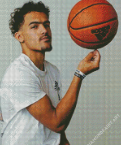 Trae Young Basketball Player Diamond Painting