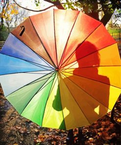 Walk In The Park Colorful Umbrella Diamond Painting