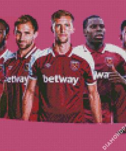 West Ham Players Sport diamond painting