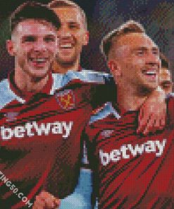 West Ham Players diamond painting