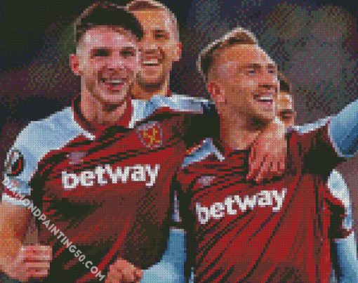 West Ham Players diamond painting