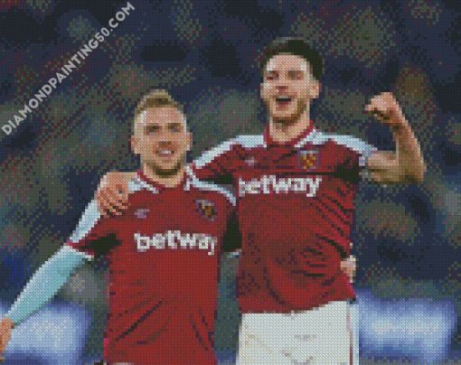 West Ham Players diamond painting