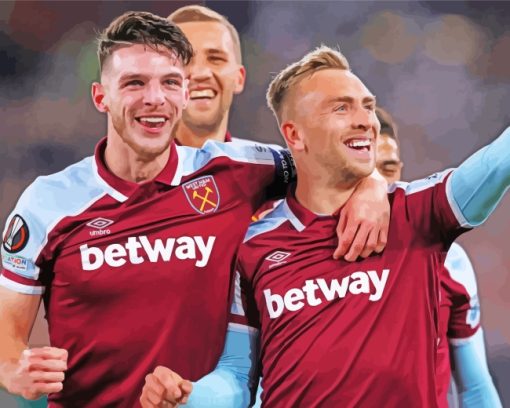 West Ham Players diamond painting