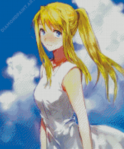 Winry Rockbell Anime Girl Diamond Painting