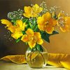 Yellow Magnolia Vase diamond painting