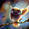 Adorable Cute Owl diamond painting