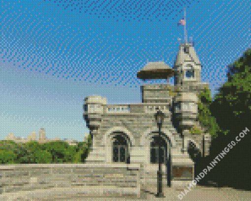 Aesthetic Belvedere Castle diamond painting