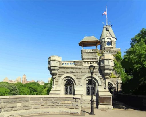 Aesthetic Belvedere Castle diamond painting