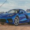 Aesthetic Chevrolet Corvette C8 diamond painting