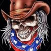 Cowboy Skull Art Diamond Painting