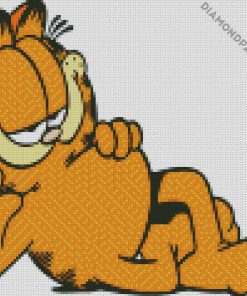 Aesthetic Garfield diamond painting