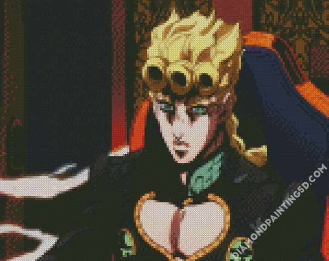 Aesthetic Giorno Giovanna Manga anime diamond painting