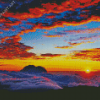 Haleakala Sunset Diamond Painting