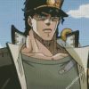 Aesthetic Jotaro diamond painting