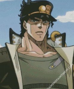 Aesthetic Jotaro diamond painting