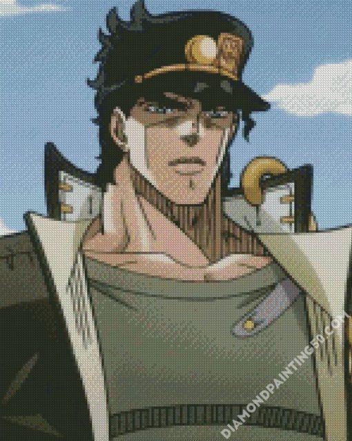 Aesthetic Jotaro diamond painting