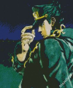 Aesthetic Jotaro Kujo diamond painting