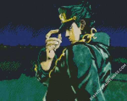 Aesthetic Jotaro Kujo diamond painting