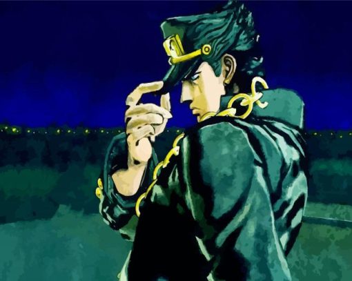 Aesthetic Jotaro Kujo diamond painting