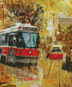 Streetcars Art Diamond Painting