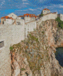 Walls Of Dubrovnik Diamond Painting