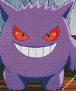 Aesthetic Gengar diamond painting