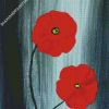 Aesthetic Poppies diamond painting