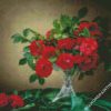 Aesthetic Red Flowers diamond painting