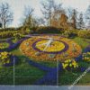 Aesthetic The Flower Clock Geneva diamond painting