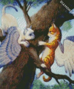 Angel Cats diamond painting