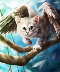 Angel Kitty diamond painting