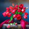 Artificial Flower diamond painting