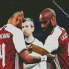 Aubameyang And Lacazette Arsenal diamond painting