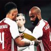 Aubameyang And Lacazette Arsenal diamond painting