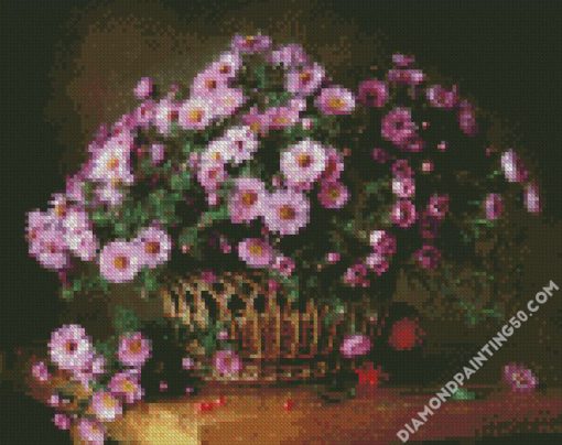 Basket Of Flowers diamond painting