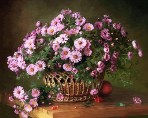 Basket Of Flowers diamond painting