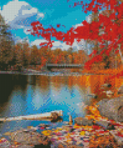 Beautiful Fall Scenery Diamond Painting